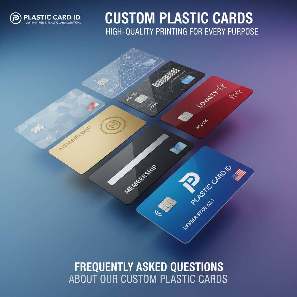 Frequently Asked Questions About Our Custom Plastic Cards