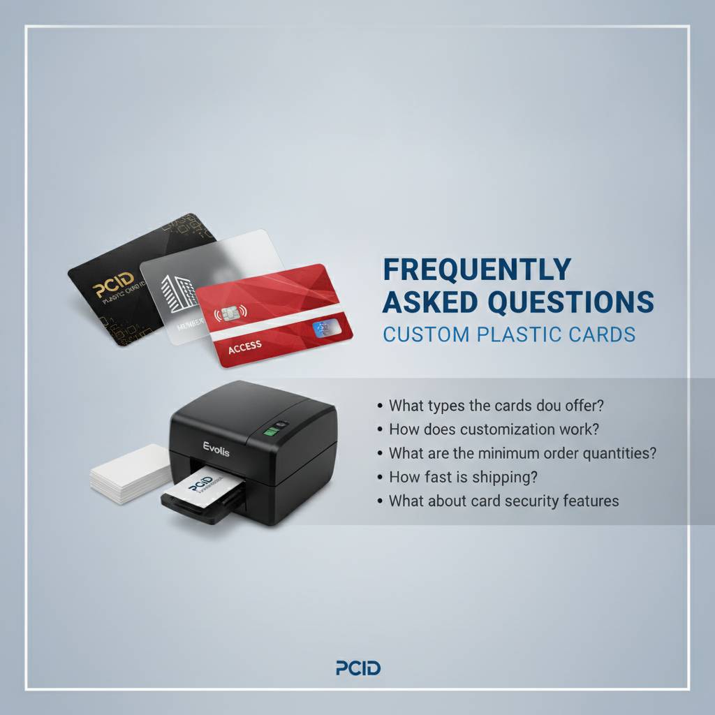 Frequently Asked Questions About Our Custom Plastic Cards